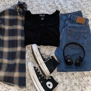 Green flannel